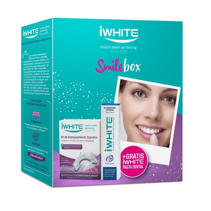 Kit Blanqueamiento Dental Supremo - Iwhite : 10 unidades + regalo - 1