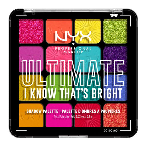 Paleta de Sombras Ultimate Shadow Palette  - Nyx : I know that&amp;#039;s bright - 1