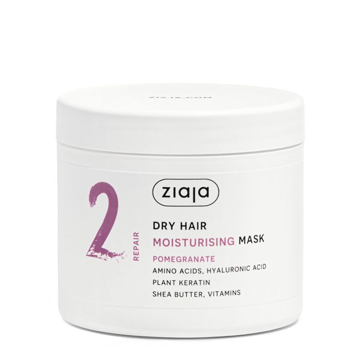 Mascarilla Capilar Hidratante de Granada - Plant Essentials 350ml - Ziaja - 1