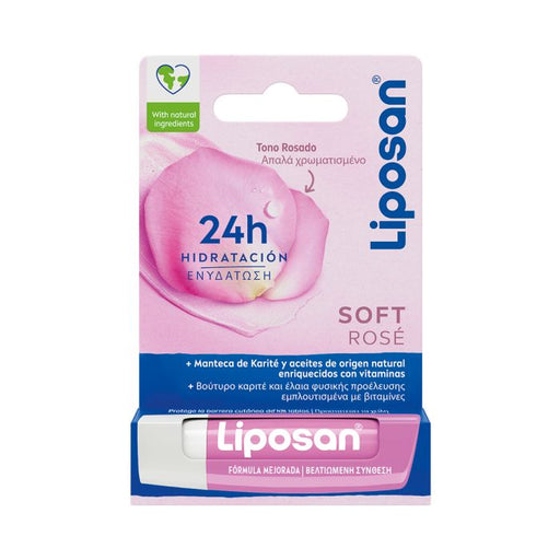 Bálsamo Labial Soft Rose - Liposan - 1
