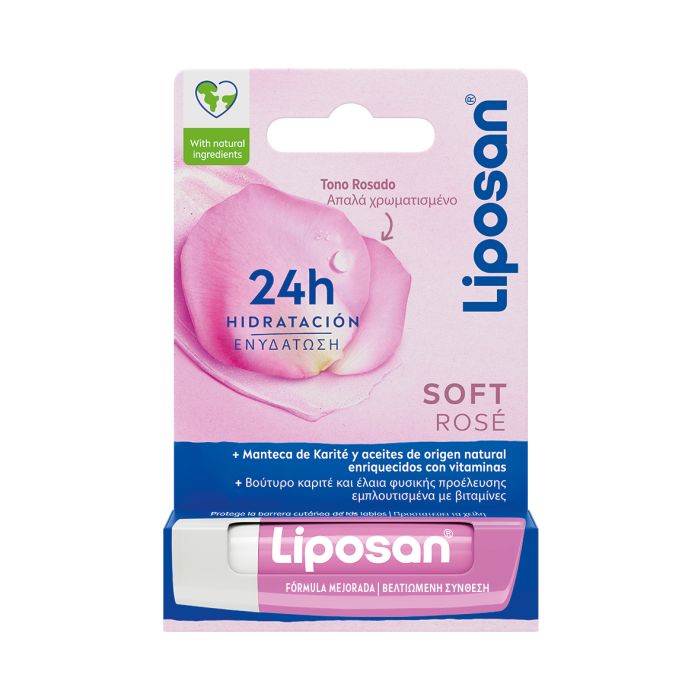 Bálsamo Labial Soft Rose - Liposan - 1