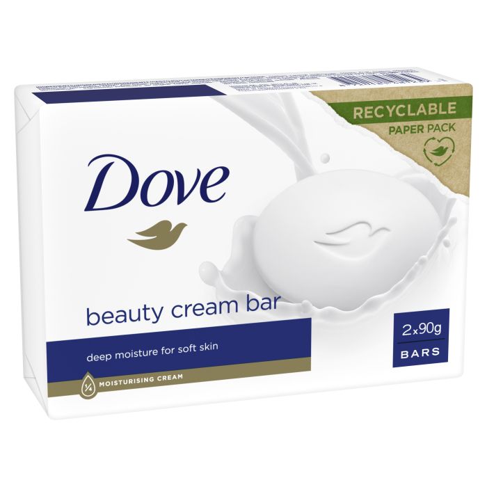 Pastilla de Jabón - Dove : 2x90gr - 1