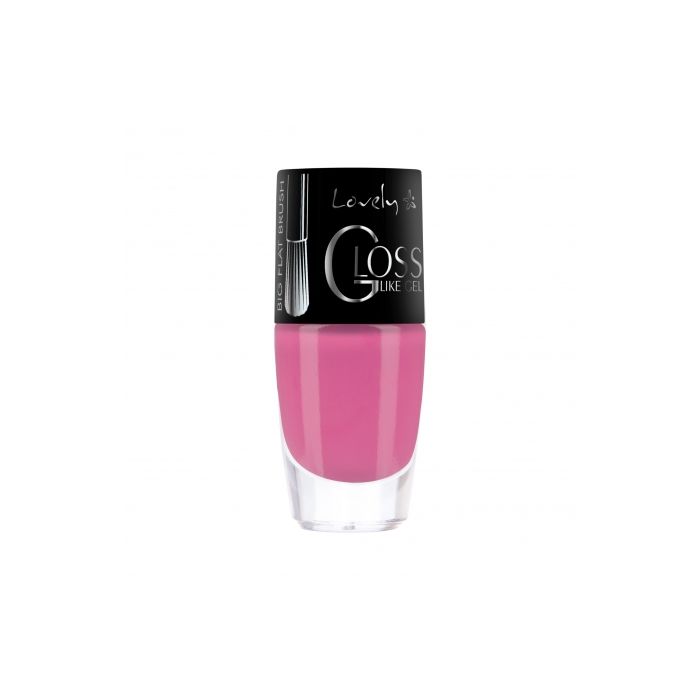 Esmalte de Uñas - Nail Polish Gloss Like Gel 128 8ml - Lovely : 444 - 1