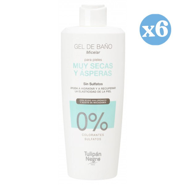 Pack 6x - Gel micelar pieles muy secas y Ásperas - Tulipan Negro - 1