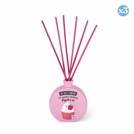 Pack 3x: Ambientador Mikado 40 ml - Fresa y Nata - The Fruit Company - 2
