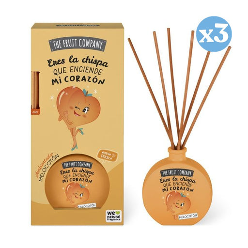 Pack 3x: Ambientador Mikado 40 ml - Melocotón - The Fruit Company - 1
