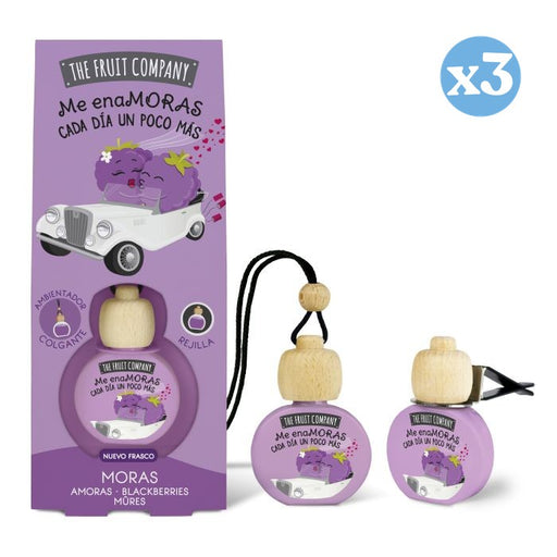 Pack 3x: Ambientador Coche 6,5 ml - Moras - The Fruit Company - 1