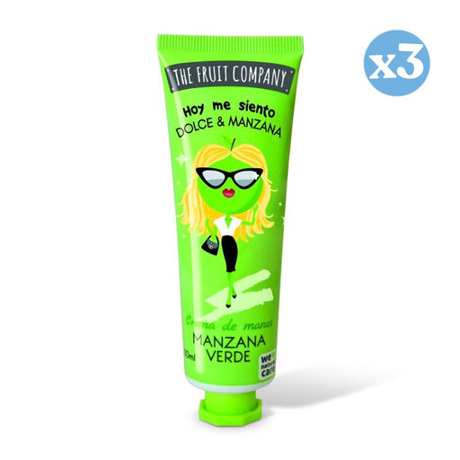 Pack 3x: Crema de Manos 50 ml - Manzana Verde - The Fruit Company - 1