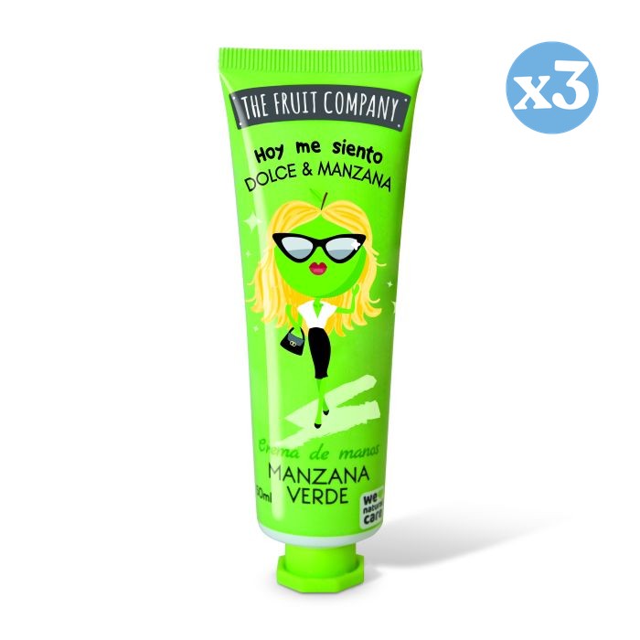 Pack 3x - Crema de Manos 50 ml - Manzana Verde - The Fruit Company - The Fruit Company - 1