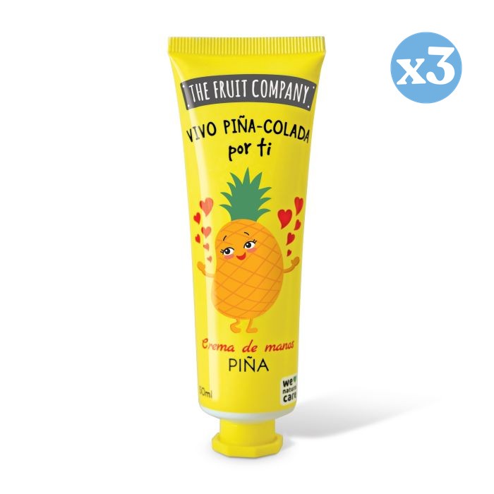 Pack 3x - Crema de Manos 50 ml - Piña - The Fruit Company - The Fruit Company - 1