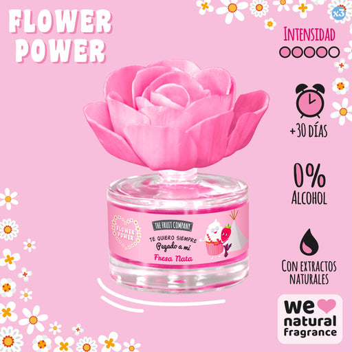 Pack 3x: Ambientador en Flor - Fresa Nata - The Fruit Company - 2