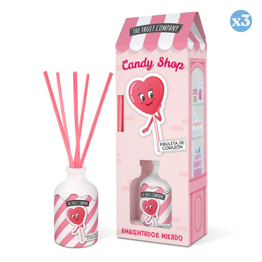 Pack 3x: Ambientador Mikado Candy Edition 40ml - The Fruit Company - 1