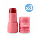 Pack 3x - 01 Colorete Gelatina para Labios y Mejillas - Melocotón - The Fruit Company - 1
