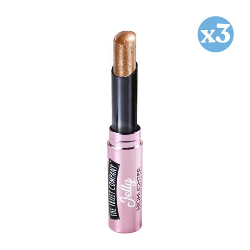 Pack 3x - JELLY HIGHLIGHTER BROWN SUGAR - The Fruit Company - 1
