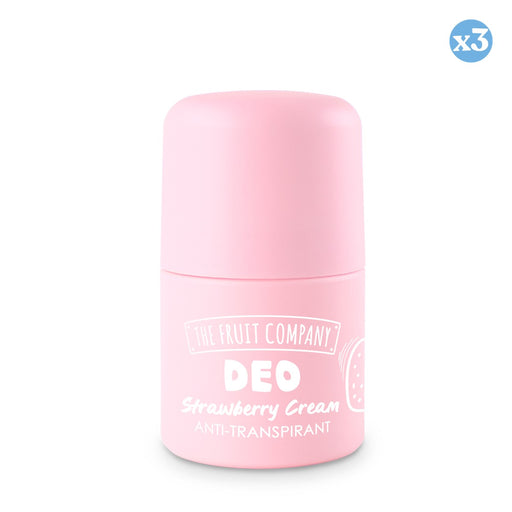 Pack 3x: Desodorante Roll On Antitranspirante Soft Touch - The Fruit Company - 1