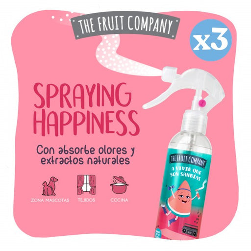Pack 3x: Ambientador Spray Multiusos - The Fruit Company - 2