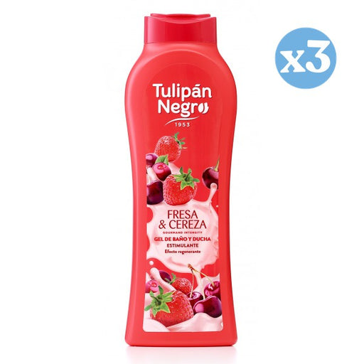 Pack 3x - Passion gel fresa y cereza - Tulipan Negro - 1