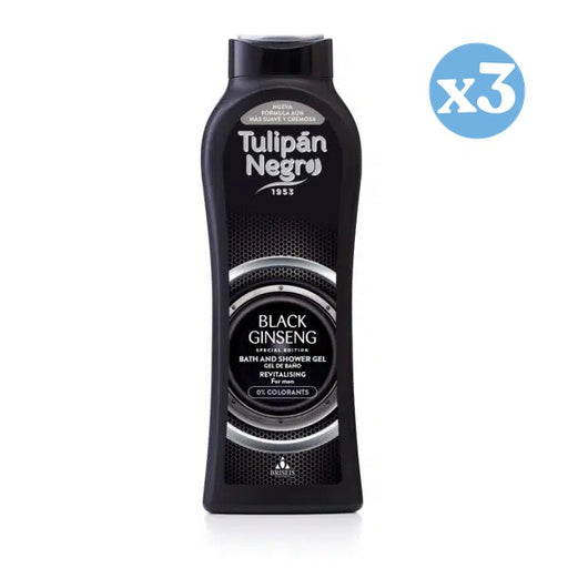 Pack 3x - Gel de lujo black con ginseng - Tulipan Negro - 1