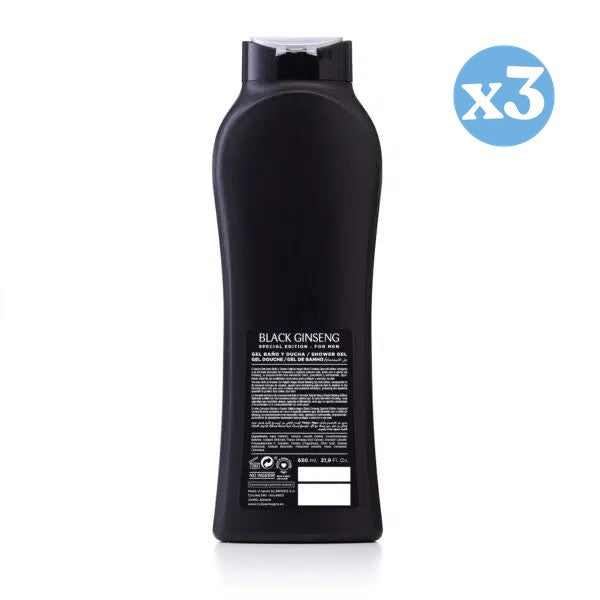 Pack 3x - Gel de lujo black con ginseng - Tulipan Negro - 2