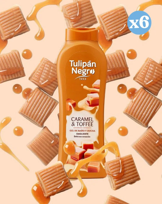 Pack 6x - Gel de baño caramel cream toffee - Tulipan Negro - 3