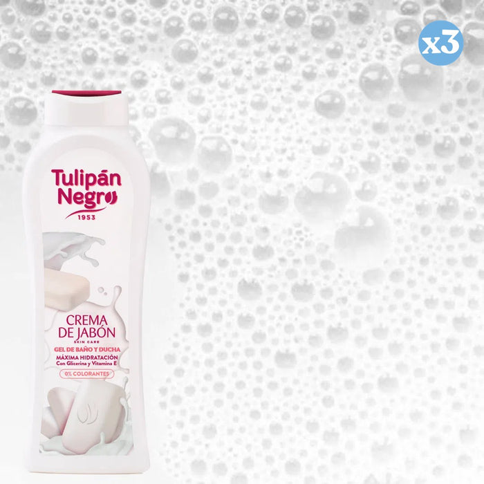 Pack 3x - Gel de baño crema de jabón - Tulipan Negro - 2