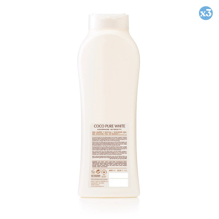Pack 3x - Gel coco pure white - Tulipan Negro - 4