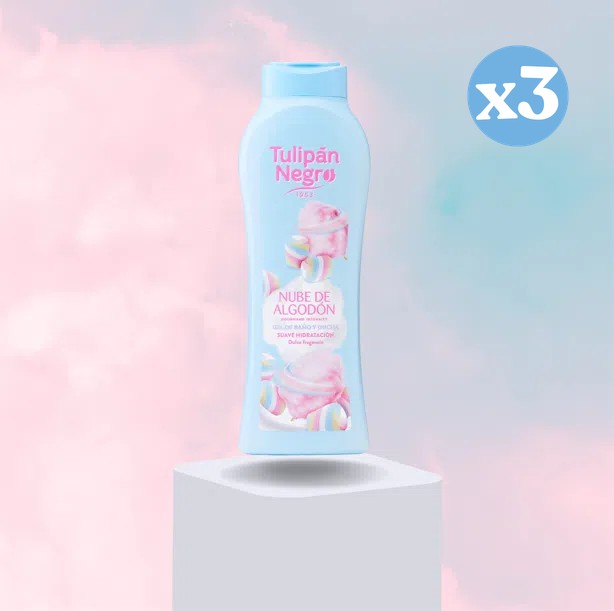 Pack 3x - Gel nube de algodón - Tulipan Negro - 3
