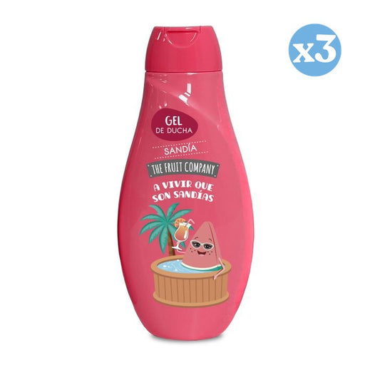 Pack 3x: Gel de Ducha Sandía - The Fruit Company - 1
