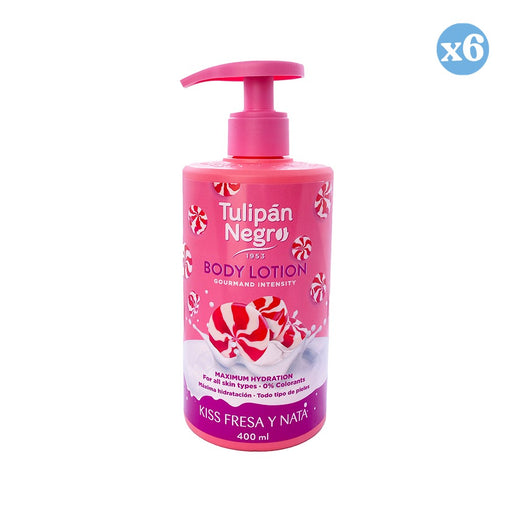 Pack 6x - Kiss fresa y nata body lotion - Tulipan Negro - 2