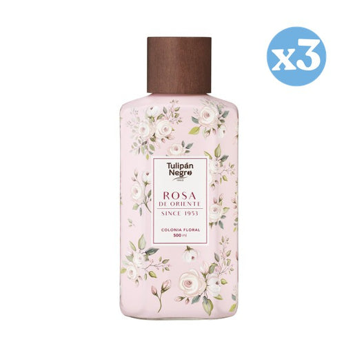 Pack 3x: Colonia Floral Cristal Rosa de Oriente 500 ml - Tulipan Negro - 1