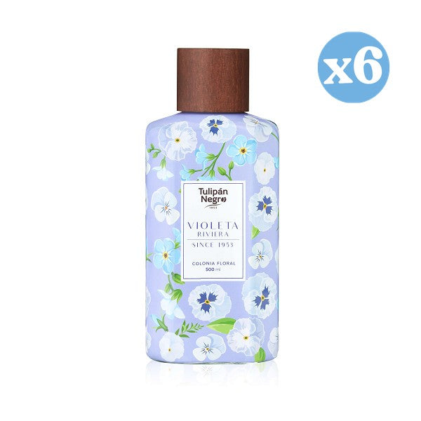Pack 6x - Colonia Floral Violetas : 500 ML - Tulipan Negro - 1