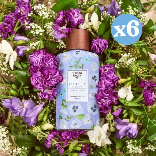 Pack 6x: Colonia Floral Violetas 500 ml - Tulipan Negro - 2