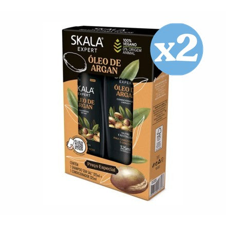 Pack 2x: Pack Champú + Acondicionador Aceite de Argán - Skala - 1