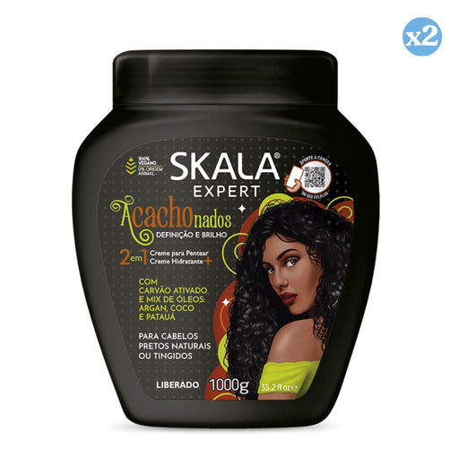 Pack 2x: Crema Acondicionadora Acachonados 1000ml - Skala - 1