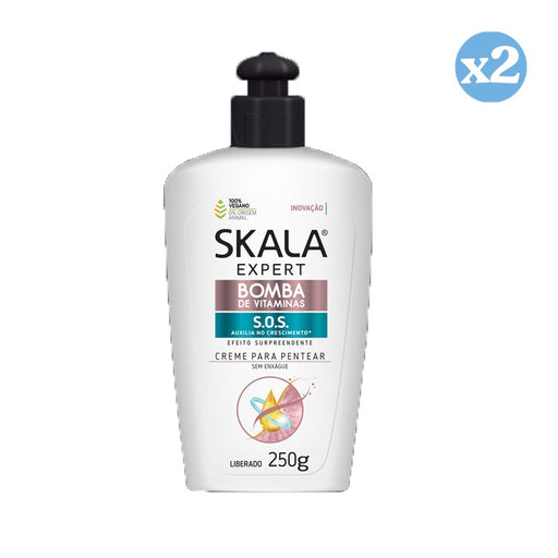 Pack 2x: Crema para Peinar Bomba Vitaminas 250gr - Skala - 1