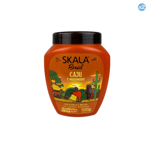 Pack 2x: Crema Acondicionadora Caju E Murumuru 1000ml - Skala - 2