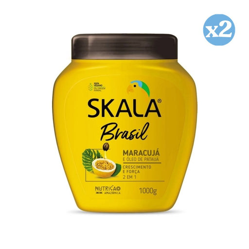 Pack 2x: Crema Acondicionadora Maracuja E Oleo Patauá 1000ml - Skala - 1