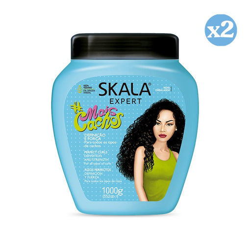 Pack 2x: Crema Acondicionadora Mais Cachos 1000ml - Skala - 1
