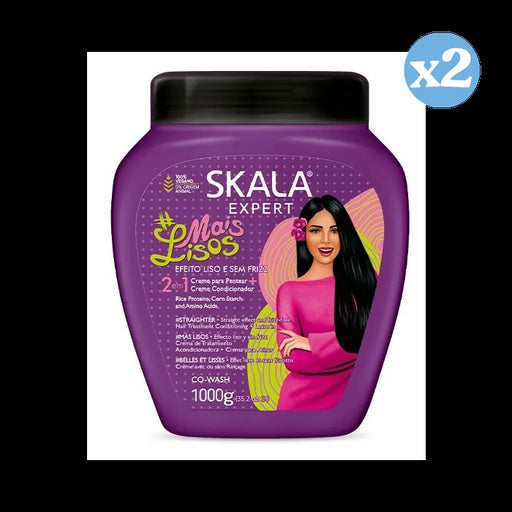 Pack 2x: Crema Acondicionadora Extra Lisos 1000ml - Skala - 1