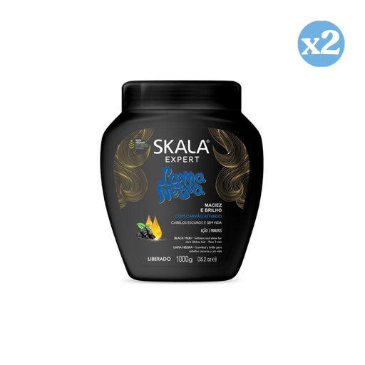 Pack 2x: Crema Acondicionadora Lama Negra 1000ml - Skala - 1
