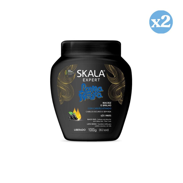 Pack 2x: Crema Acondicionadora Lama Negra 1000ml - Skala - 1
