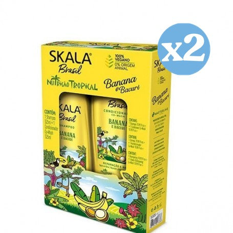 Pack 2x: Pack Champú + Acondicionador - Banana e Bacuri - Skala - 1