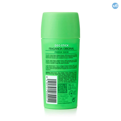 Pack 6x: Desodorante Original en Stick 75ml - Tulipan Negro - 2