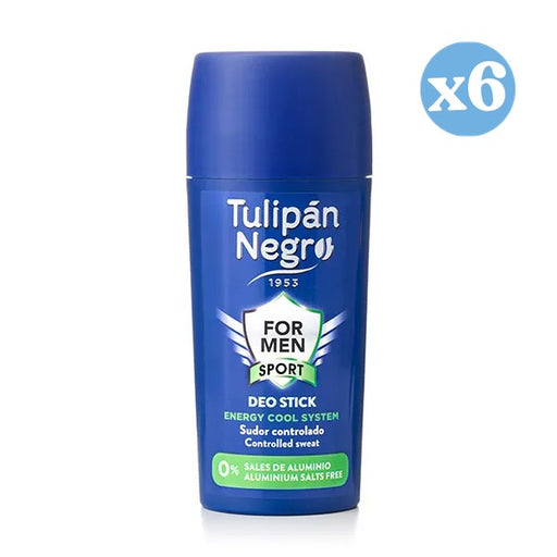 Pack 6x - TULIPAN NEGRO FOR MEN SPORT deo stick 75 ml - Tulipan Negro - 1