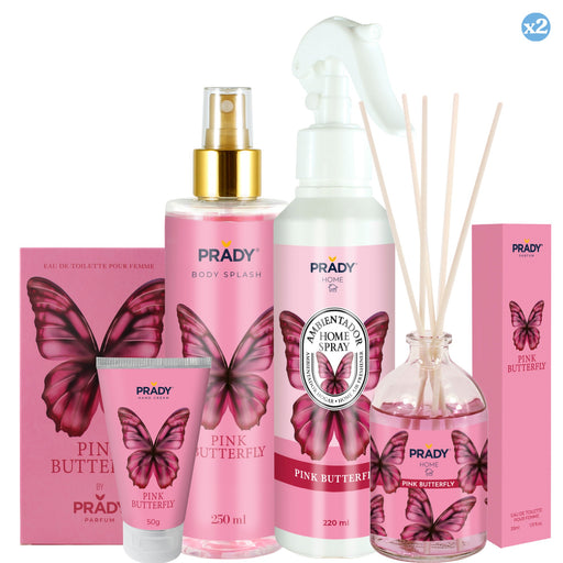 Pack 2x: Pack Pink Butterfly - Prady - 1