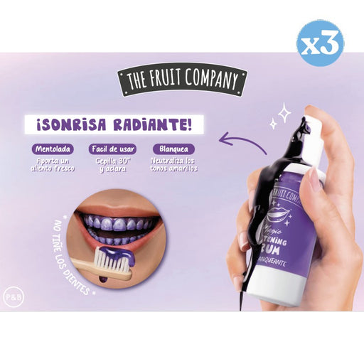 Pack 3x: Sérum Blanqueante Dental 30ml - The Fruit Company - 2