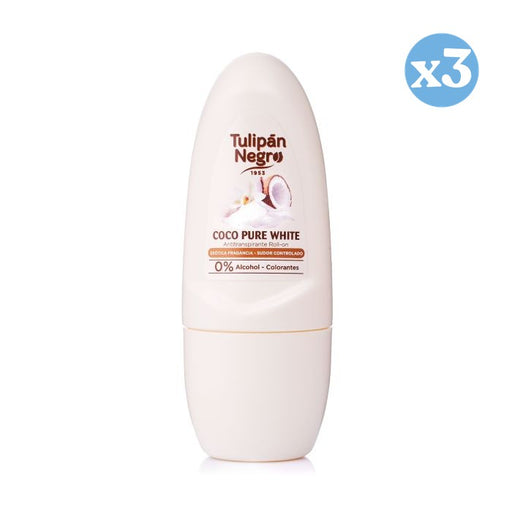 Pack 3x: Desodorante Roll on Coco Pure - Tulipan Negro - 1