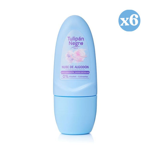 Pack 6x - Desodorante Roll on Nube de Algodón 50 ml - Tulipan Negro - 1