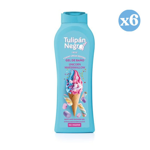 Pack 6x: Gel de Baño Unicornio 650ml - Tulipan Negro - 1