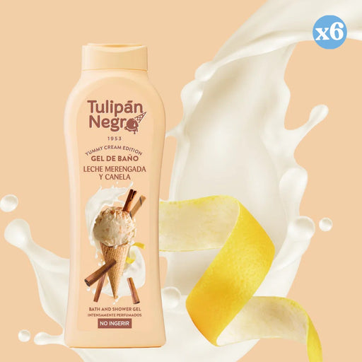 Pack 6x: Gel de Baño Leche Merengada y Canela 650ml  - Tulipan Negro - 2